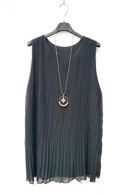 Débardeurs Femme Noir RZ FASHION 2383 Efashion Paris
