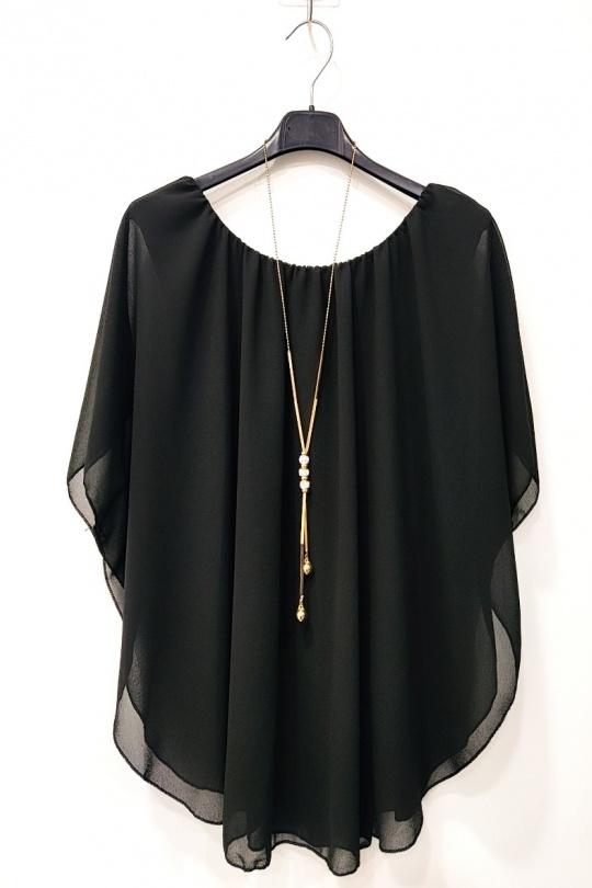 Tops Femme Noir RZ FASHION 2207 Efashion Paris