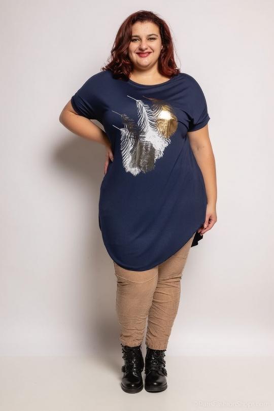 Tuniques Femme Bleu royal RZ FASHION 13231 Efashion Paris