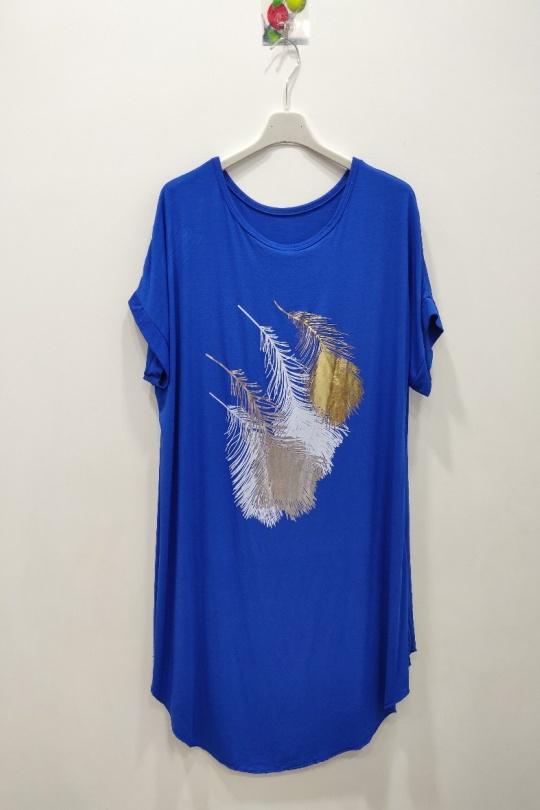 Tuniques Femme Bleu royal RZ FASHION 13231 Efashion Paris