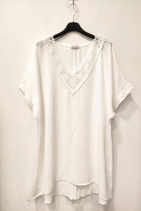 Chemises & blouses Femme Blanc RZ FASHION 21094 Efashion Paris