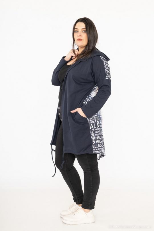 Gilets Femme Bleu marine RZ FASHION 16183 Efashion Paris