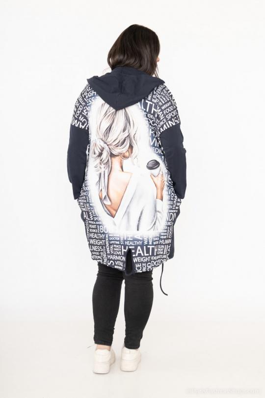 Gilets Femme Bleu marine RZ FASHION 16183 Efashion Paris