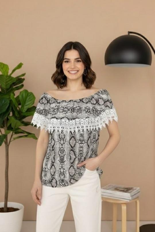 Tops Femme Python RZ FASHION 19810 Efashion Paris