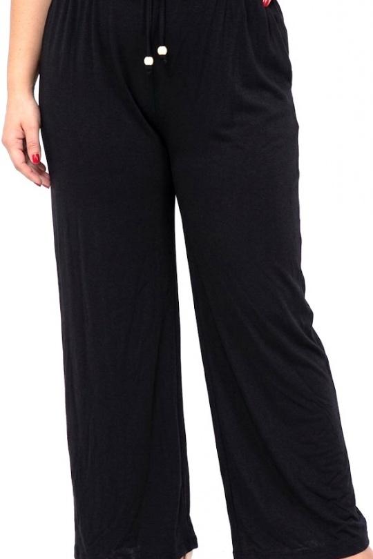 Pantalons Femme Noir RZ FASHION 8039 Efashion Paris