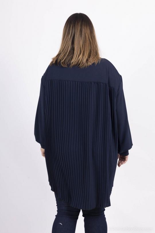 Shirts & blouses  Women Marine blue RZ FASHION 18587 Efashion Paris