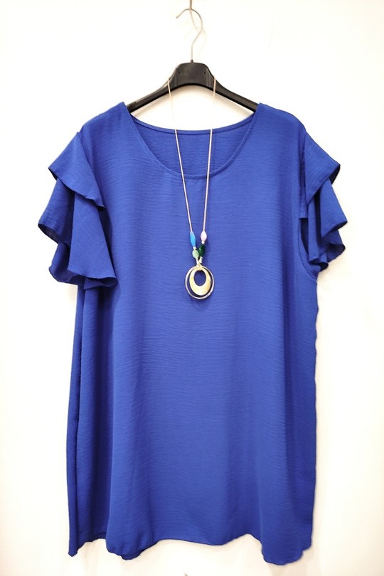 Blouses Femme Bleu ciel RZ FASHION 2103 Blouse Efashion Paris