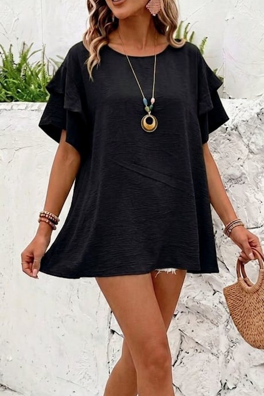 Blouses Femme Bleu ciel RZ FASHION 2103 Blouse Efashion Paris