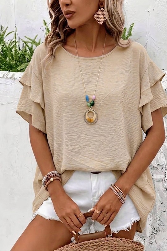 Blouses Femme Bleu ciel RZ FASHION 2103 Blouse Efashion Paris