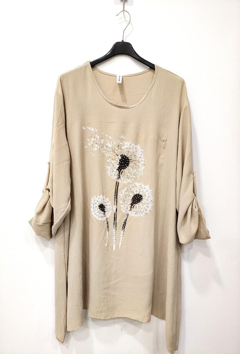 Tunics Women Beige RZ FASHION 18336 #c Efashion Paris