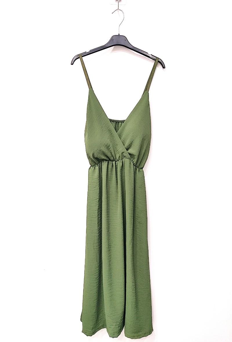 Abiti al polpaccio Donna Khaki RZ FASHION 12221 #c Efashion Paris