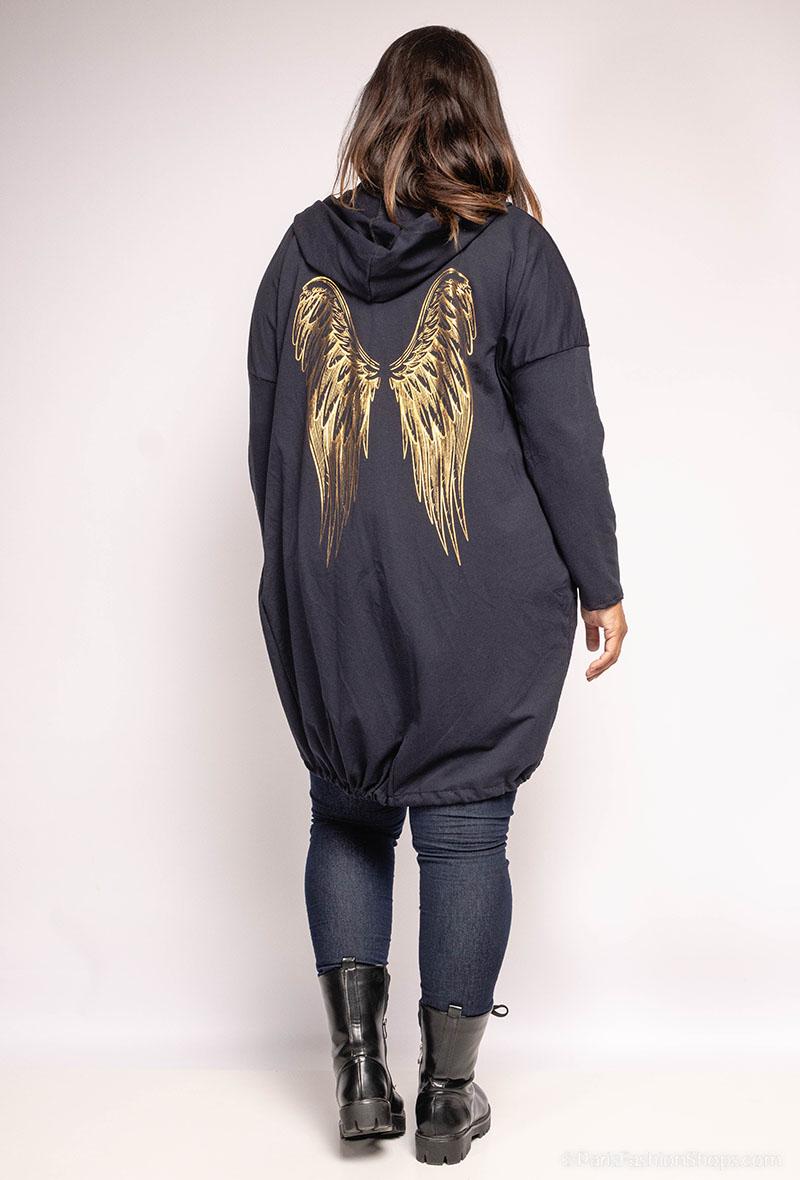 Gilets Femme Bleu marine RZ FASHION 12486-ANGE #c Efashion Paris