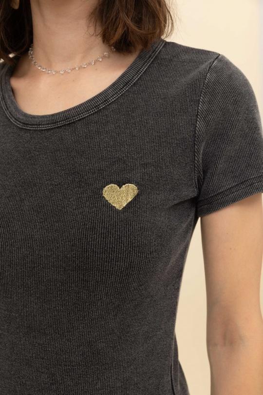 T-shirts Femme Kaki INSPIRATION STUDIO XY002 Efashion Paris