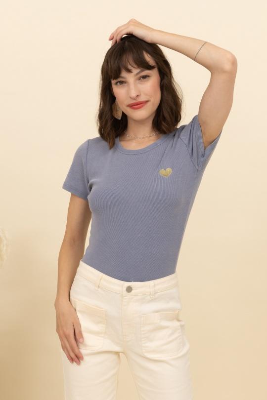 T-shirts Femme Kaki INSPIRATION STUDIO XY002 Efashion Paris