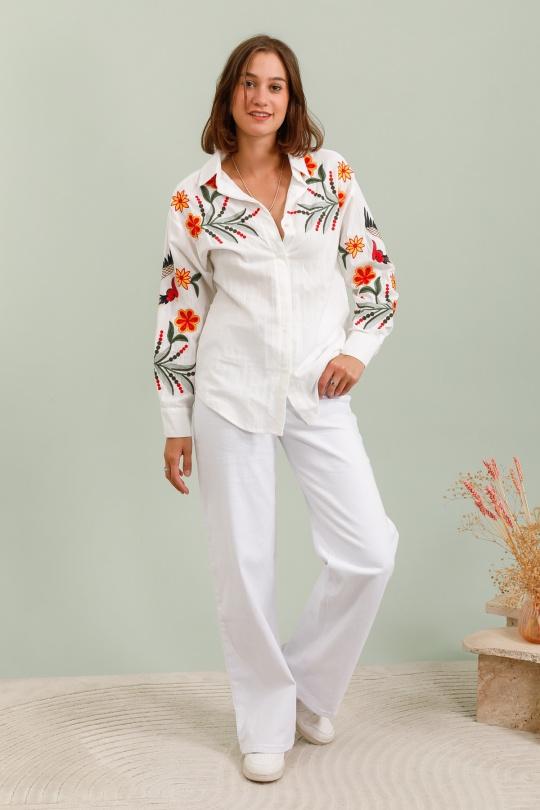 Chemises Femme Blanc INSPIRATION STUDIO X49 Efashion Paris