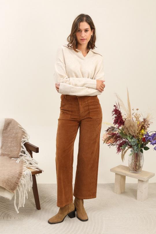 Jumpers Women Beige INSPIRATION STUDIO YM040 Efashion Paris