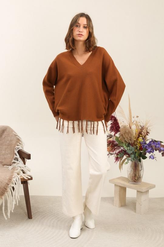 Pulls Femme Brique INSPIRATION STUDIO ZY013 Efashion Paris