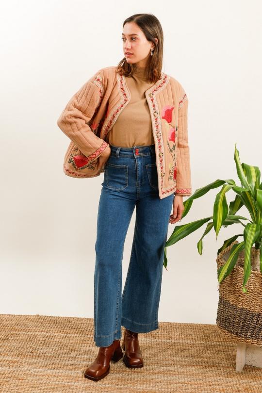 Jackets Women Camel INSPIRATION STUDIO X90 Efashion Paris
