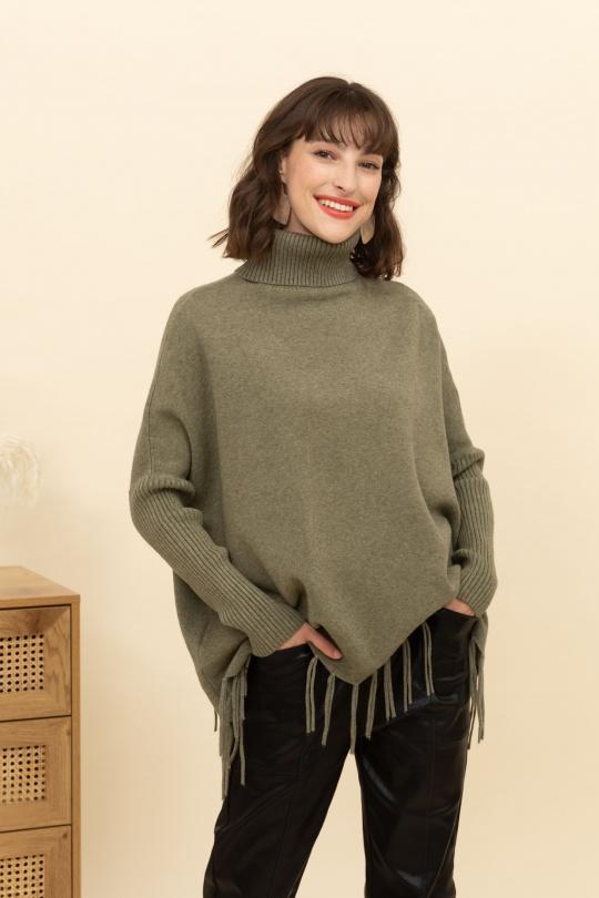 Pulls Femme Kaki INSPIRATION STUDIO ZY005 Efashion Paris