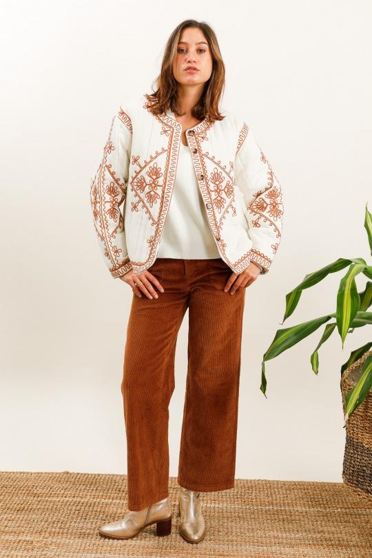 Jackets Women Cream INSPIRATION STUDIO X84 Efashion Paris