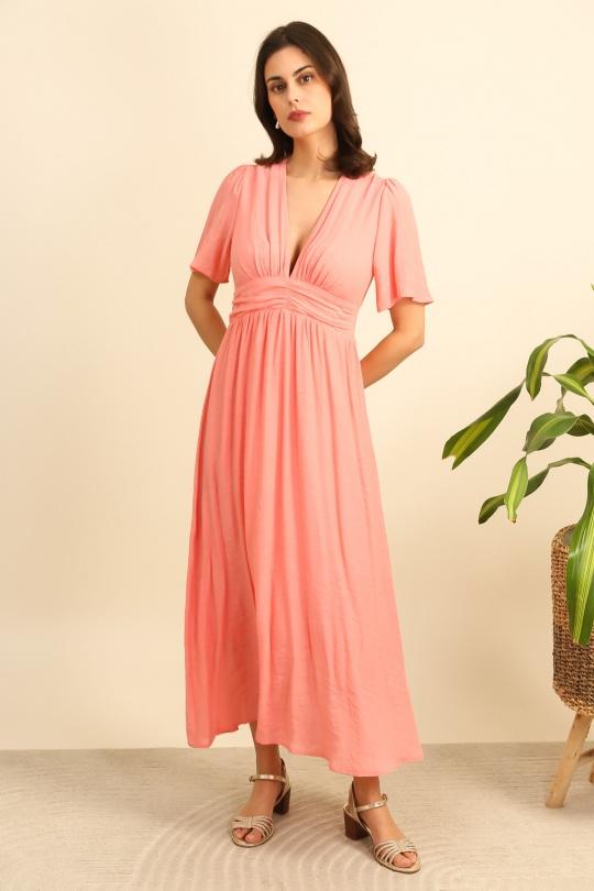 Robes longues Femme Rose INSPIRATION STUDIO 90085 Efashion Paris