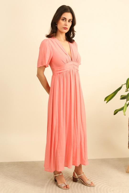 Robes longues Femme Rose INSPIRATION STUDIO 90085 Efashion Paris