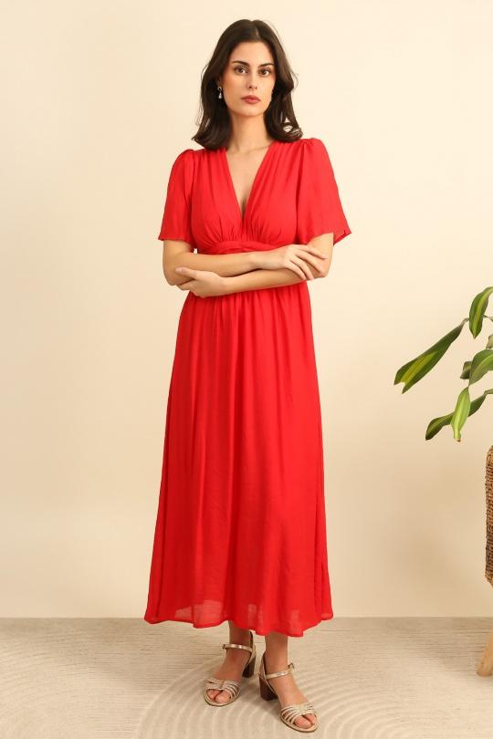 Robes longues Femme Rose INSPIRATION STUDIO 90085 Efashion Paris