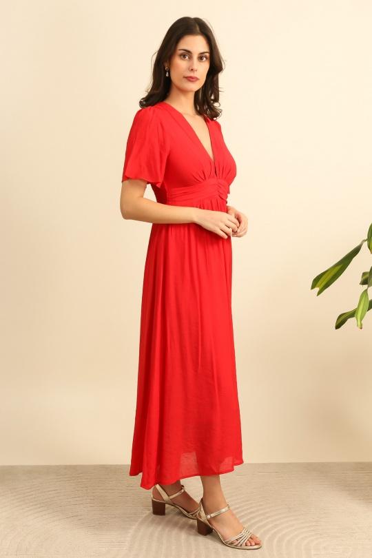 Robes longues Femme Rose INSPIRATION STUDIO 90085 Efashion Paris