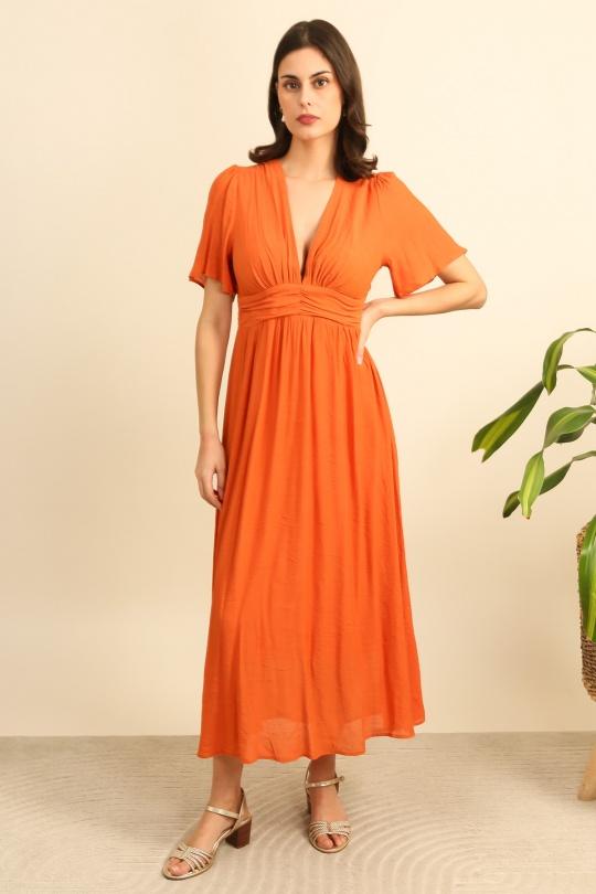 Robes longues Femme Rose INSPIRATION STUDIO 90085 Efashion Paris