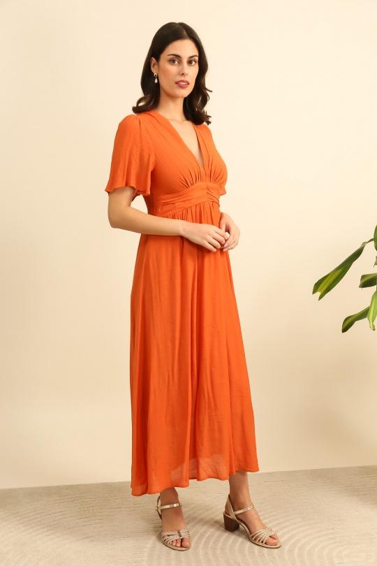 Robes longues Femme Rose INSPIRATION STUDIO 90085 Efashion Paris