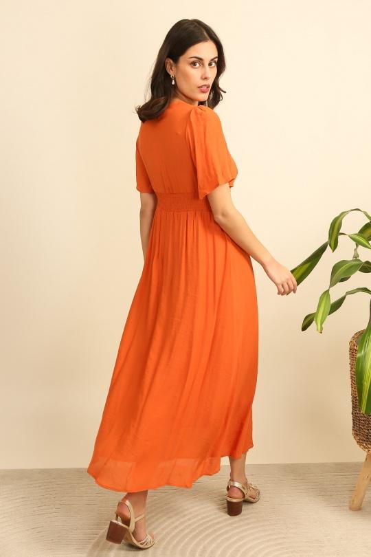 Robes longues Femme Rose INSPIRATION STUDIO 90085 Efashion Paris