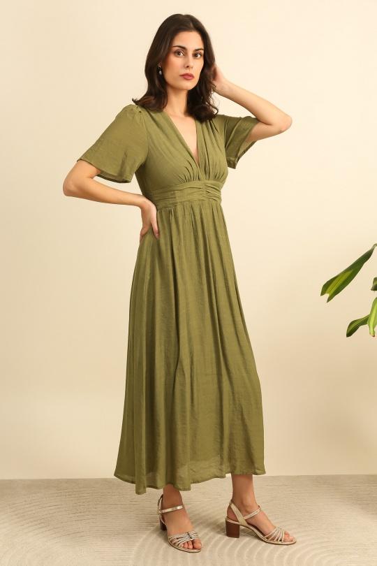 Robes longues Femme Rose INSPIRATION STUDIO 90085 Efashion Paris