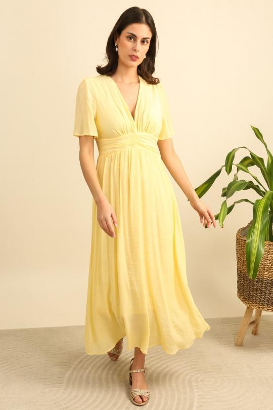 Robes longues Femme Rose INSPIRATION STUDIO 90085 Efashion Paris