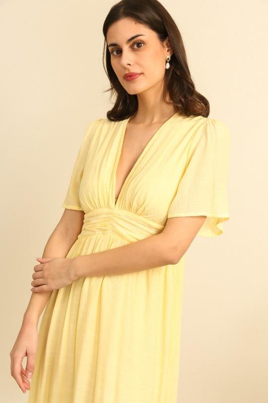 Robes longues Femme Rose INSPIRATION STUDIO 90085 Efashion Paris