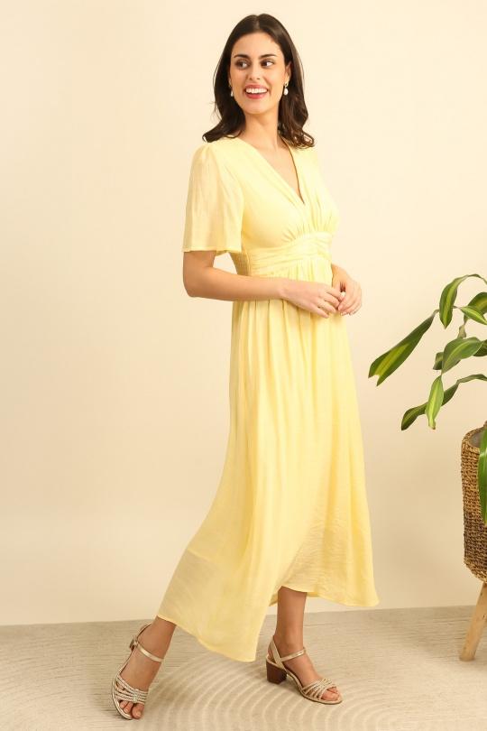 Robes longues Femme Rose INSPIRATION STUDIO 90085 Efashion Paris