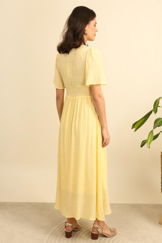 Robes longues Femme Rose INSPIRATION STUDIO 90085 Efashion Paris