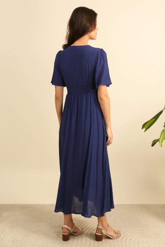 Robes longues Femme Rose INSPIRATION STUDIO 90085 Efashion Paris