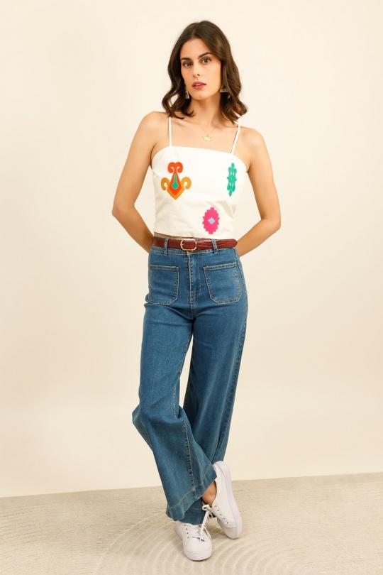 Tops Women Cream INSPIRATION STUDIO YW001 Efashion Paris