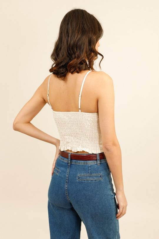 Tops Women Cream INSPIRATION STUDIO YW001 Efashion Paris