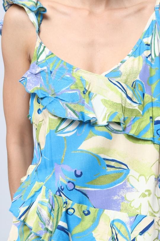 Vestidos largos Mujer Blue MOOYA L245 Efashion Paris
