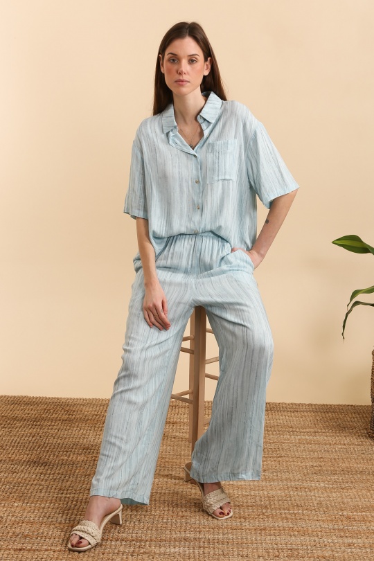 Ensembles Femme Bleu MOOYA DF1636 Efashion Paris