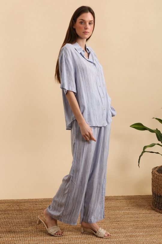 Ensembles Femme Bleu MOOYA DF1636 Efashion Paris