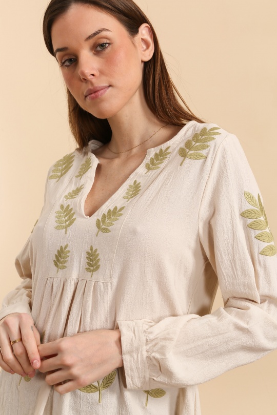 Blouses Femme Beige MOOYA L290 Efashion Paris