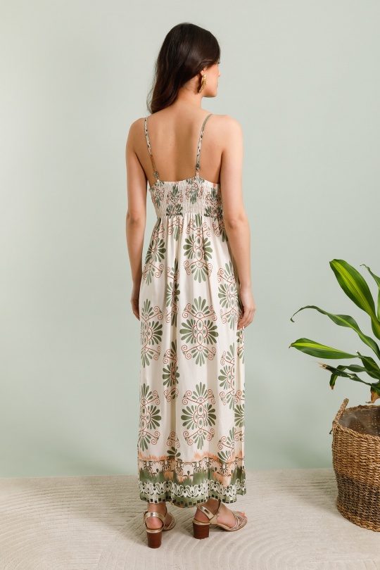 Vestidos largos Mujer Green MOOYA L298 Efashion Paris