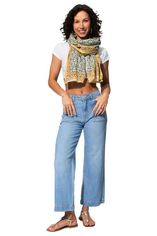 Écharpes Accessoires Bleu MOOYA FG8526 Efashion Paris