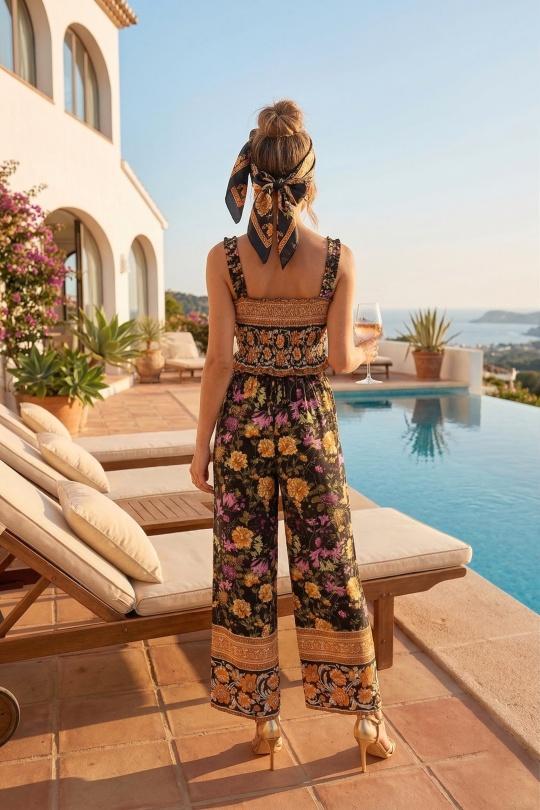 Conjuntos Mujer Beige MOOYA M113-2 Efashion Paris