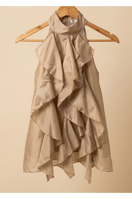 Top Donna Brown MOOYA I2545 Efashion Paris