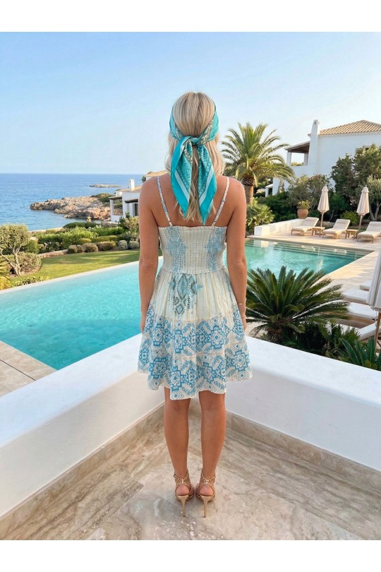 Robes courtes Femme Vert MOOYA I3569 Efashion Paris