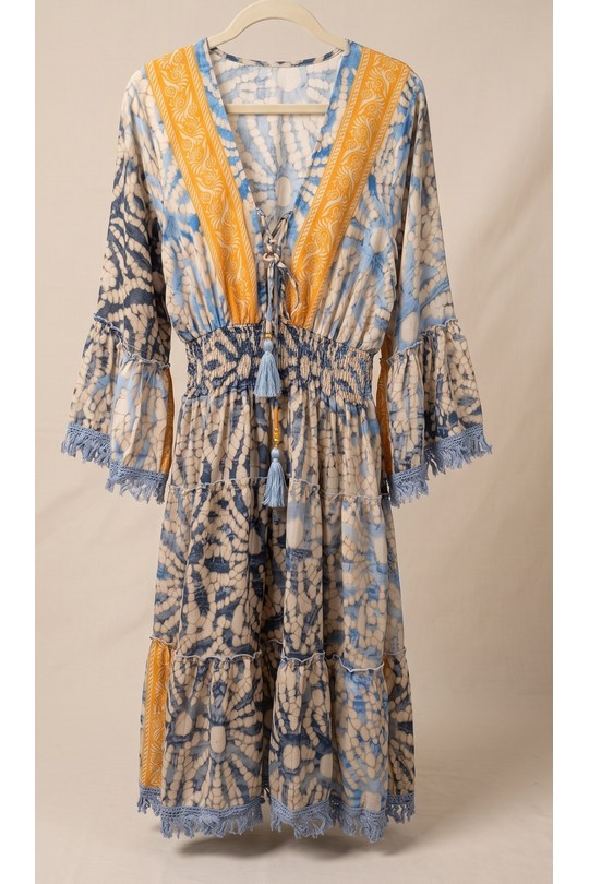 Robes courtes Femme Bleu MOOYA IAL322 Efashion Paris