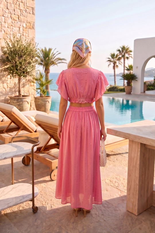 Ensembles Femme Rose MOOYA I11623 Efashion Paris
